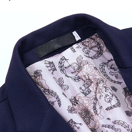 Blazer Masculino Slim Fit em Algodão Montvani MV186