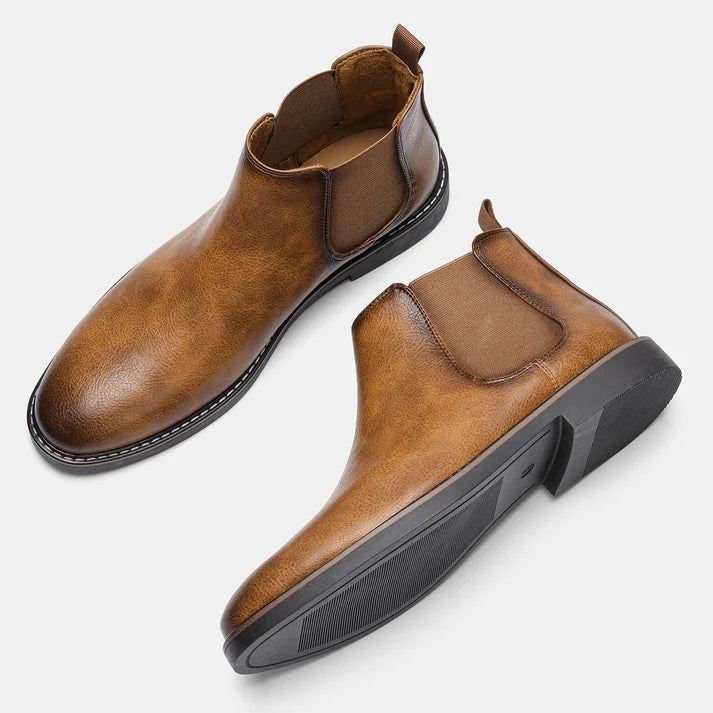 Bota Chelsea Masculina em Couro Montvani MV284