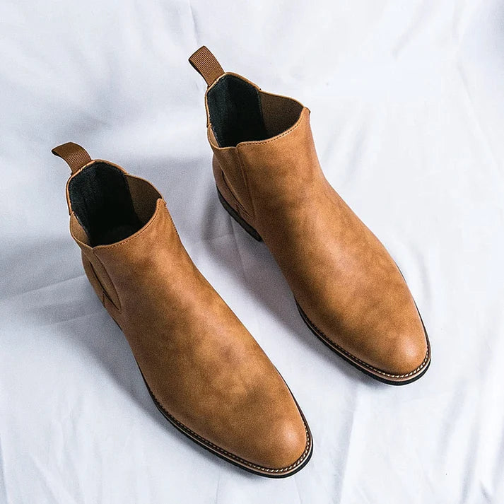 Bota Chelsea Masculina em Couro Montvani MV289
