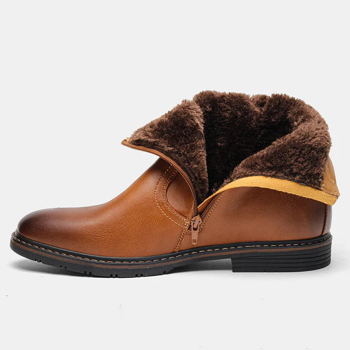 Bota Masculina de Couro com Interior Forrado Montvani MV293