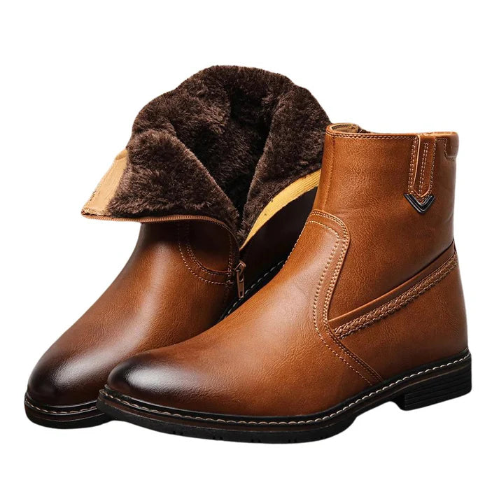Bota Masculina de Couro com Interior Forrado Montvani MV293