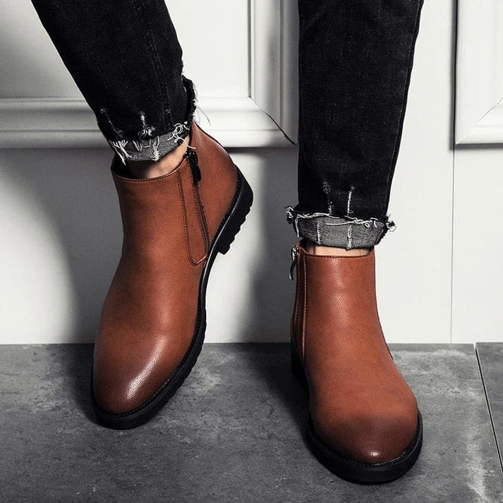 Bota Masculina de Couro Montvani MV290