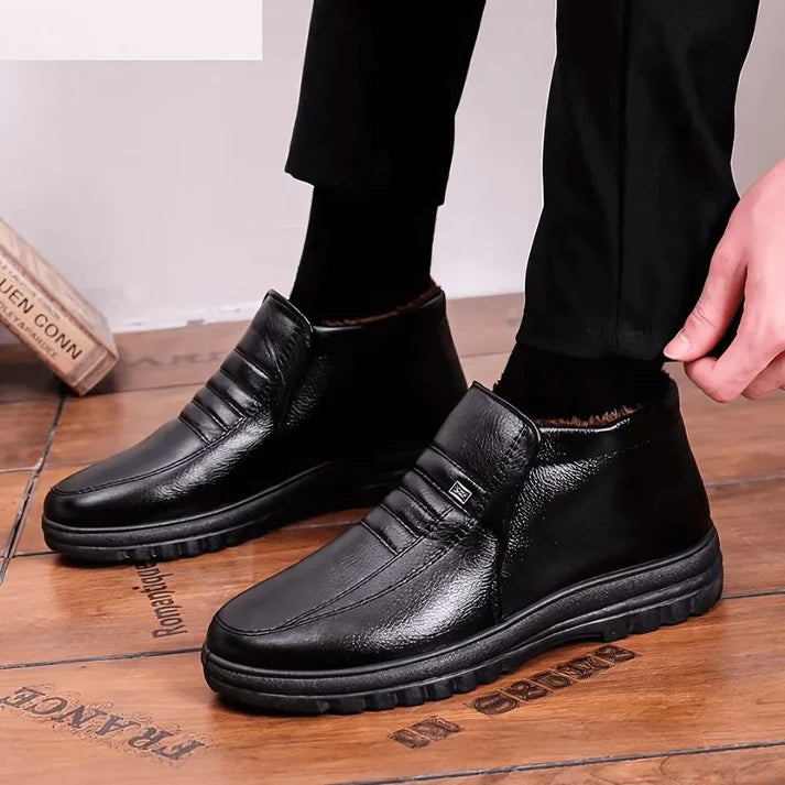 Bota Masculina de Inverno Forrada em Lã Montvani MV292