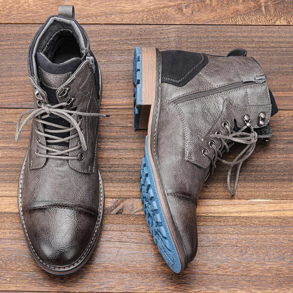 Bota Masculina em Couro Montvani MV156