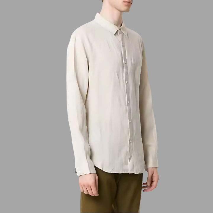 Camisa de Linho Masculina Montvani MV346