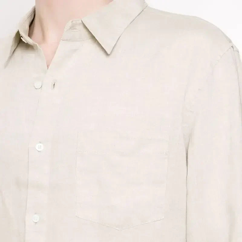 Camisa de Linho Masculina Montvani MV346