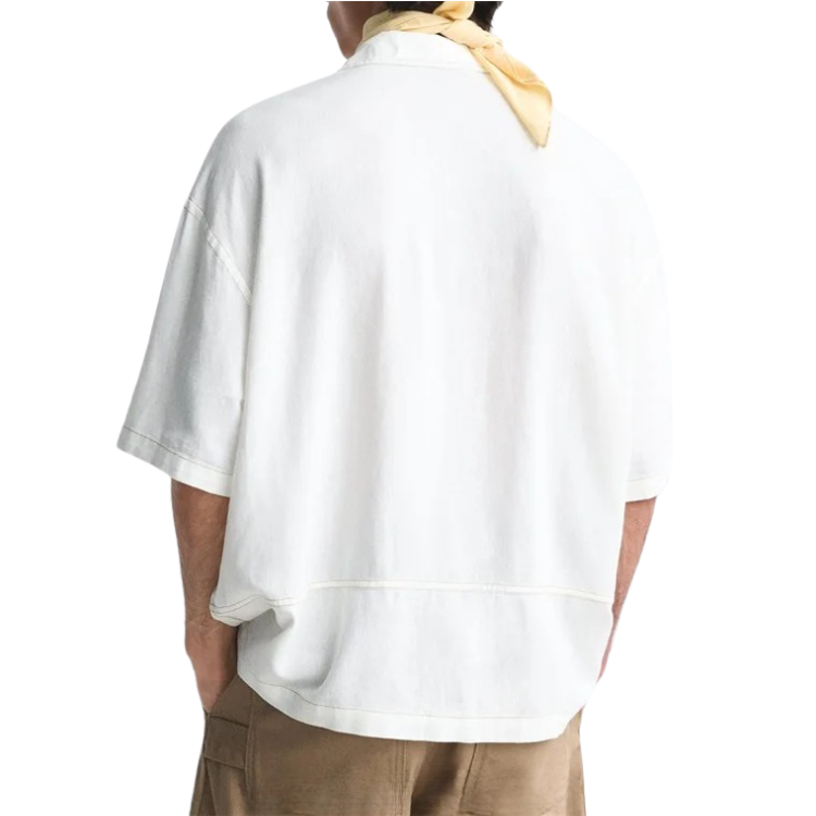 Camisa Masculina com Contraste em Linho Montvani MV361