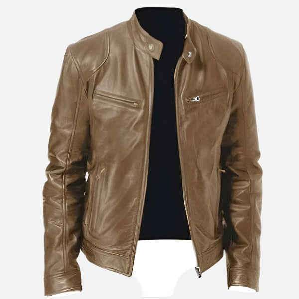 Jaqueta de Couro Masculina Ferrutini FRT187