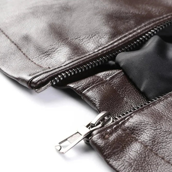 Jaqueta De Couro Masculina Ferrutini FRT165