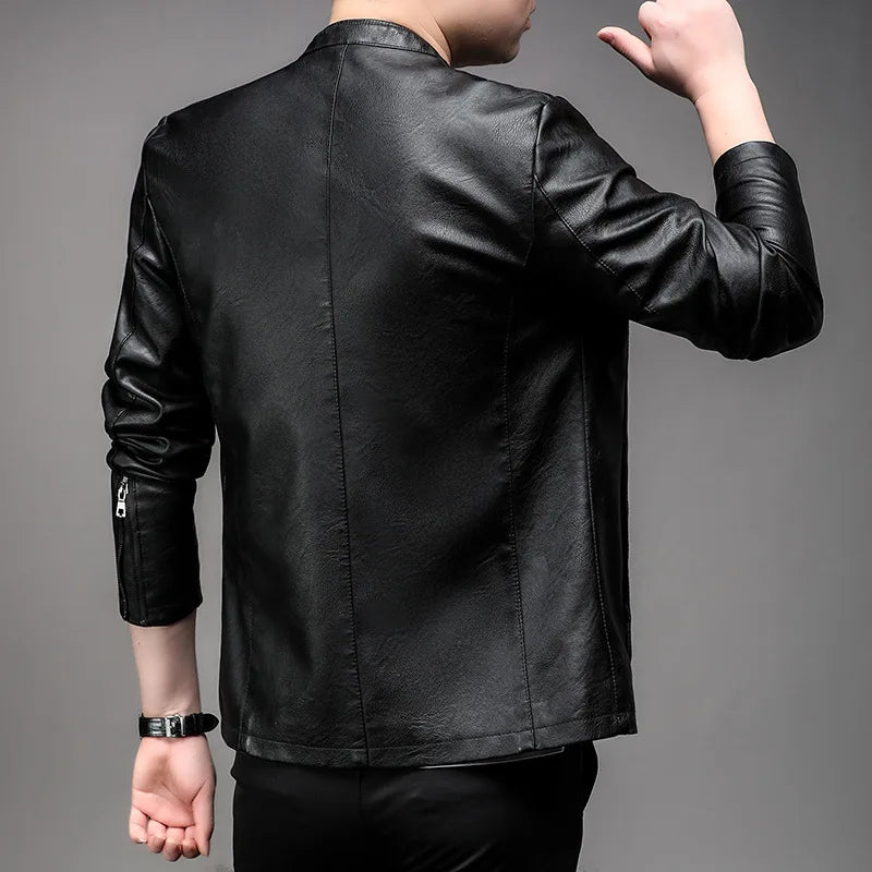 Jaqueta De Couro Masculina Ferrutini FRT165