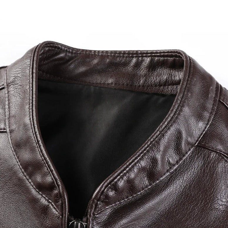 Jaqueta De Couro Masculina Ferrutini FRT165