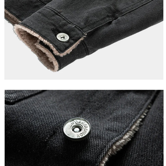 Jaqueta Jeans Masculina com Interior Forrada Ferrutini FRT127