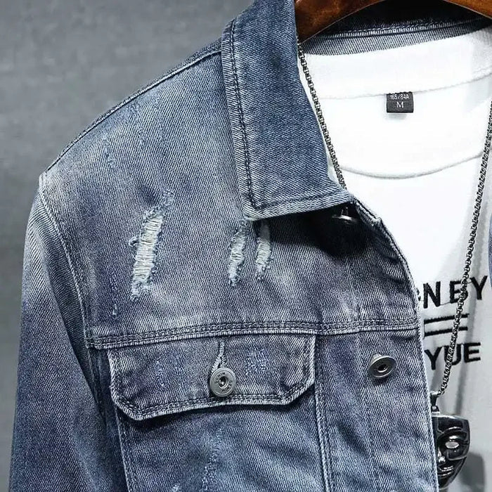 Jaqueta Jeans Masculina Ferrutini FRT147