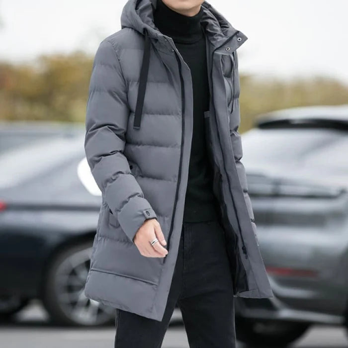 Jaqueta Puffer Masculina Alongada Ferrutini FRT179
