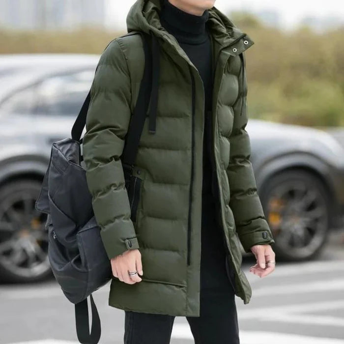 Jaqueta Puffer Masculina Alongada Ferrutini FRT179