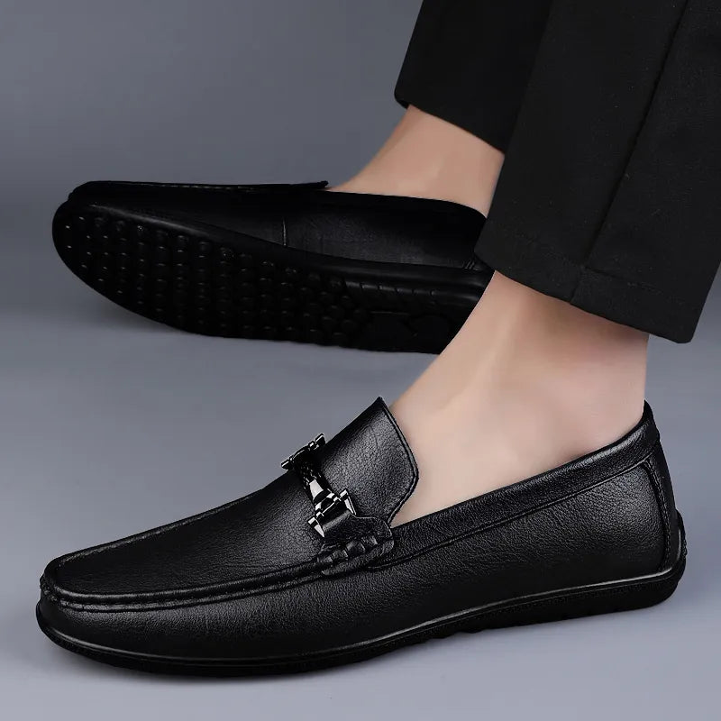 Mocassim Masculino em Couro Montvani MV042