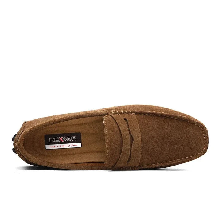 Sapato Mocassim em Camurça Masculino Montvani MV326