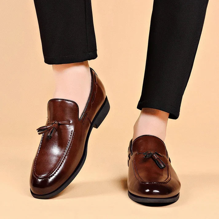 Sapato Mocassim em Couro Masculino Montvani MV321