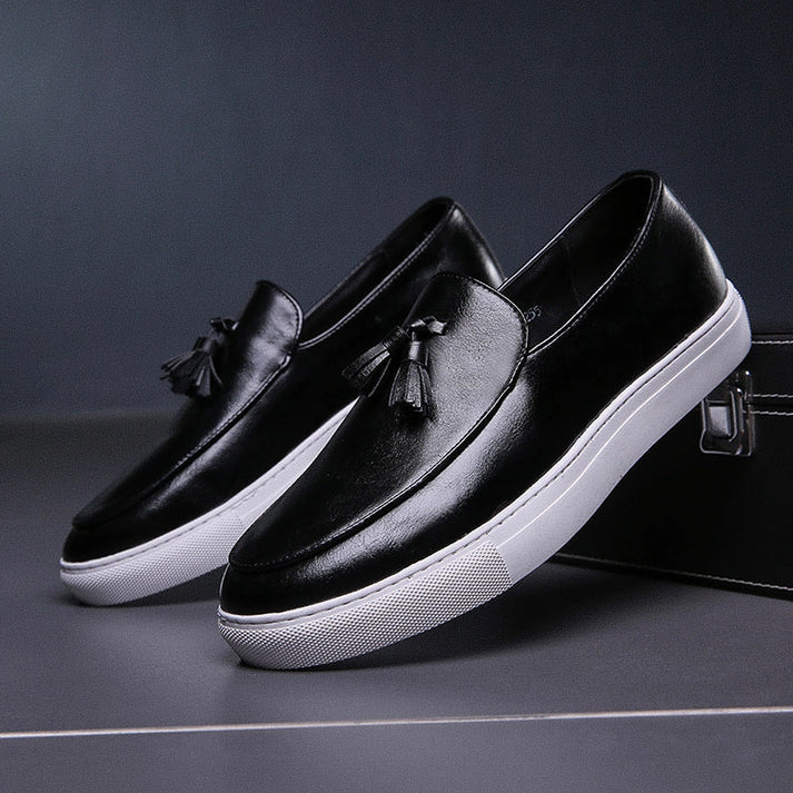 Sapato Mocassim em Couro Masculino Montvani MV333