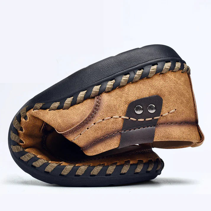 Sapato Mocassim em Couro Masculino Montvani MV340