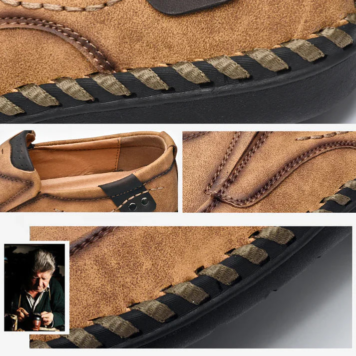 Sapato Mocassim em Couro Masculino Montvani MV340