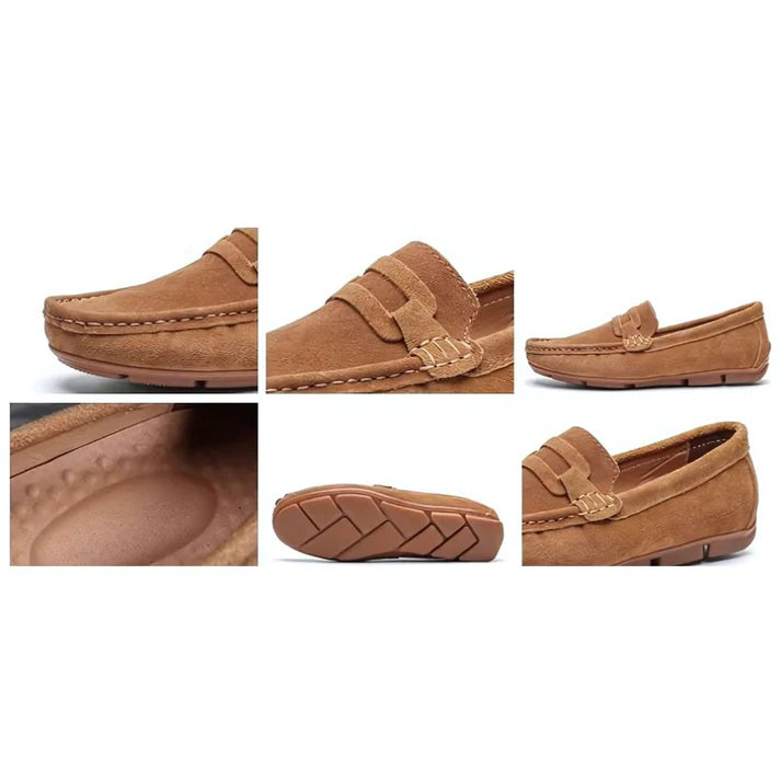 Sapato Mocassim Masculino de Camurça Montvani MV314