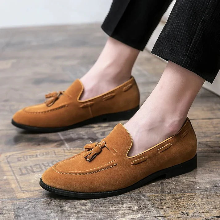Sapato Mocassim Masculino em Camurça Montvani MV324