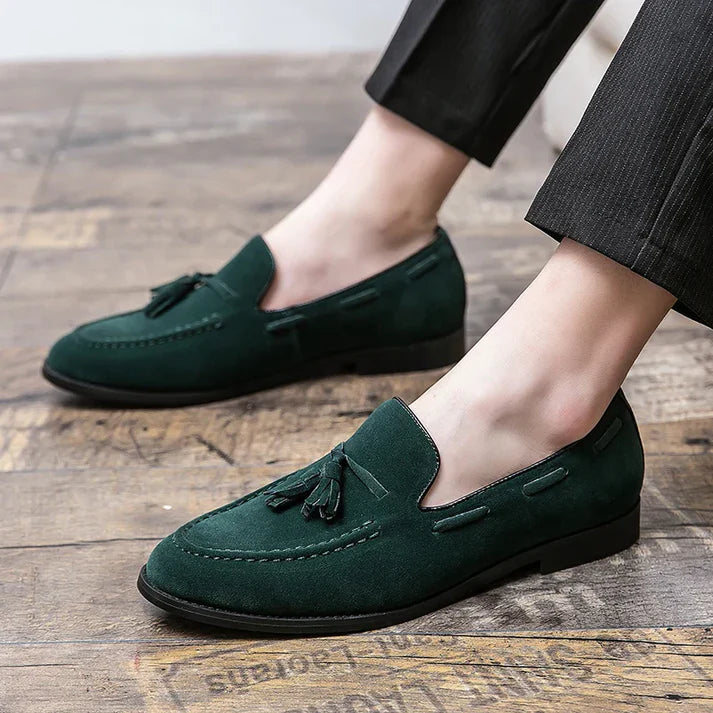 Sapato Mocassim Masculino em Camurça Montvani MV324
