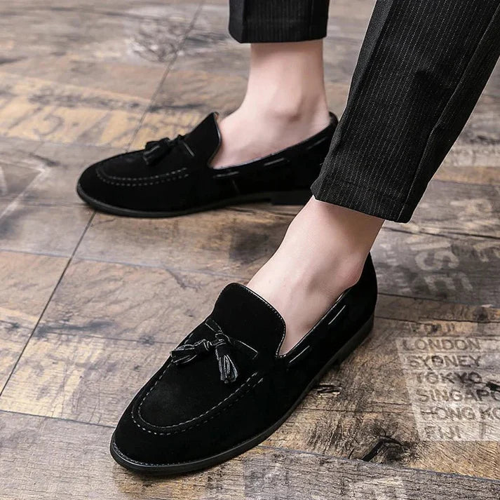 Sapato Mocassim Masculino em Camurça Montvani MV324