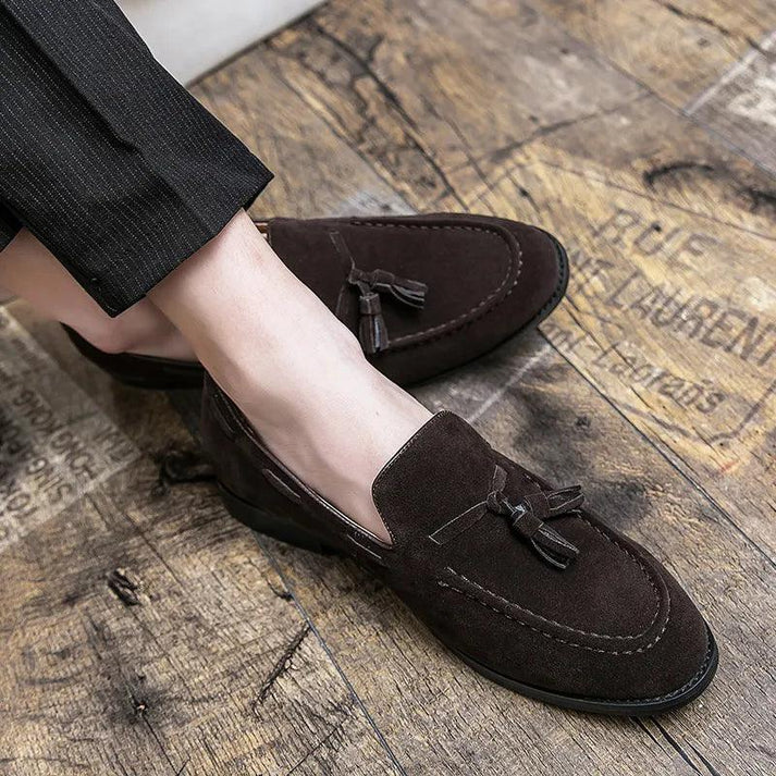 Sapato Mocassim Masculino em Camurça Montvani MV324