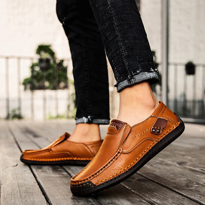 Sapato Mocassim Masculino em Couro Montvani MV331