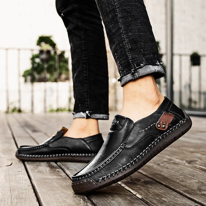 Sapato Mocassim Masculino em Couro Montvani MV331