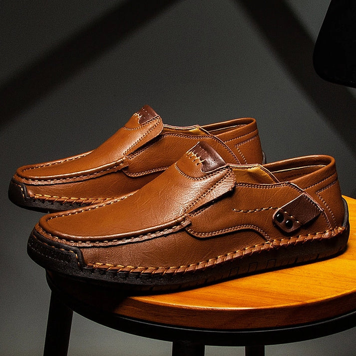 Sapato Mocassim Masculino em Couro Montvani MV331