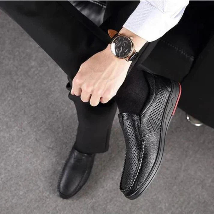 Sapato Mocassim Masculino em Couro Montvani MV337