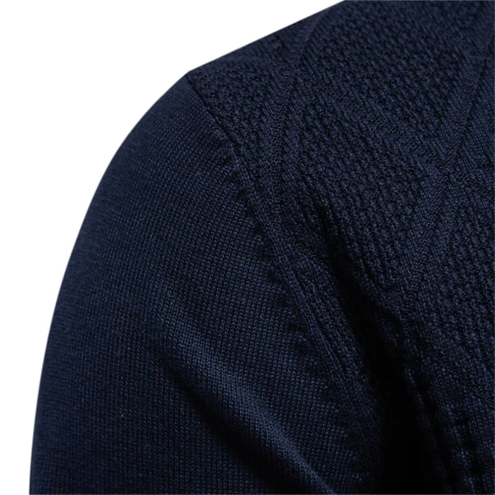 Suéter Masculino Slim Fit em Lã Ferrutini FRT232