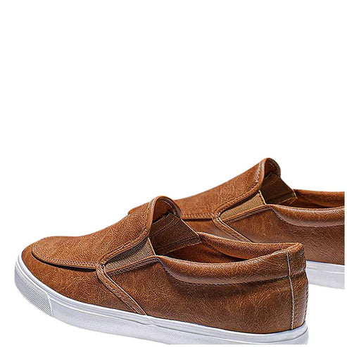 Tênis Masculino Slip On em Couro Montvani MV285