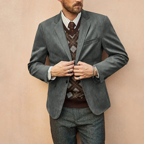 Blazer Masculino em Camurça Montvani MV029
