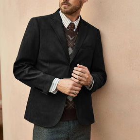 Blazer Masculino em Camurça Montvani MV029