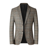 Blazer Masculino em Lã Quadriculado Montvani MV031