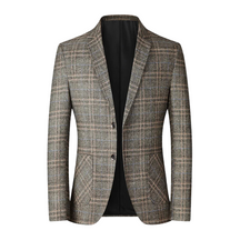 Blazer Masculino em Lã Quadriculado Montvani MV031
