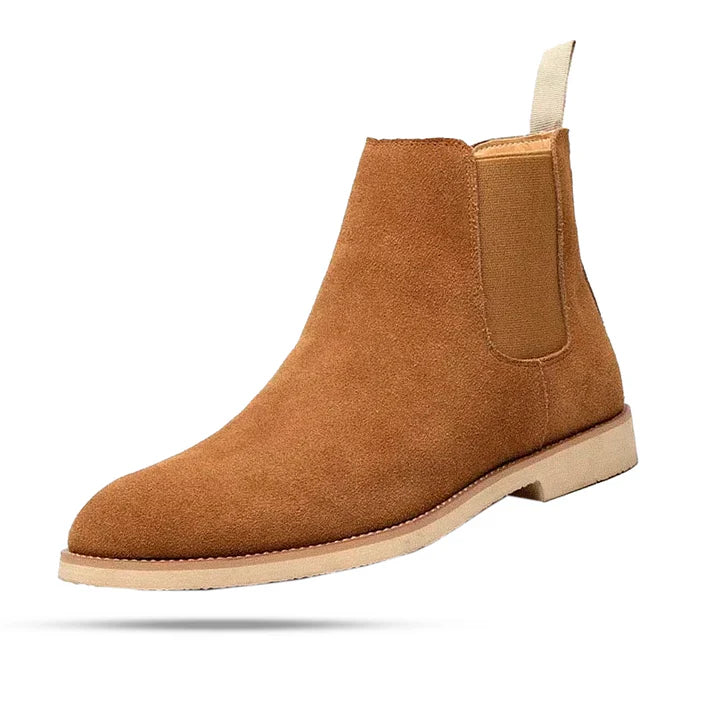 Bota Chelsea em Couro Masculina Montvani MV242