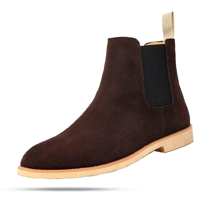 Bota Chelsea em Couro Masculina Montvani MV242