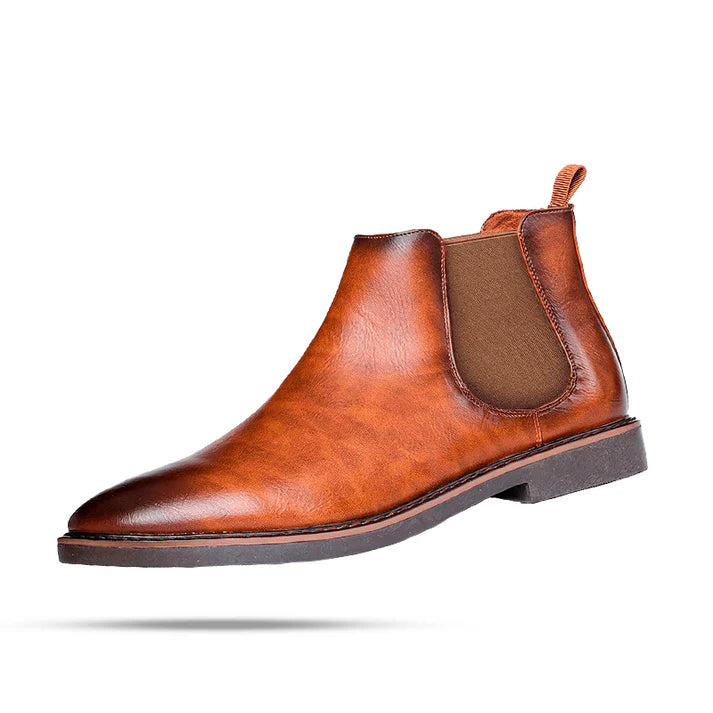 Bota Chelsea Masculina de Couro Montvani MV281