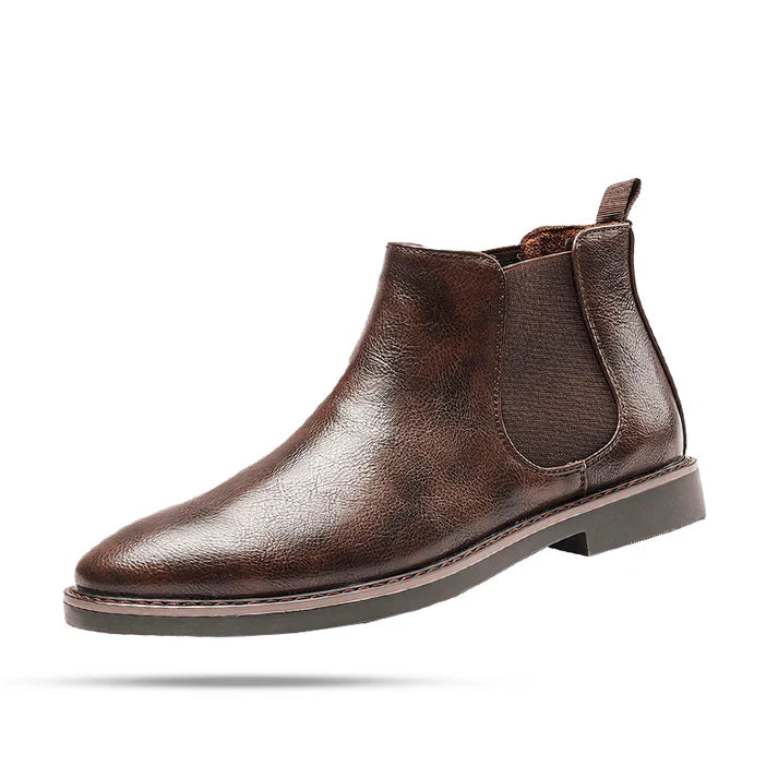 Bota Chelsea Masculina de Couro Montvani MV281