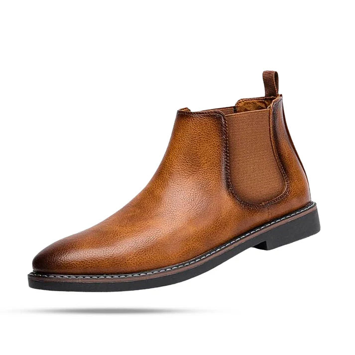Bota Chelsea Masculina em Couro Montvani MV284