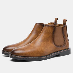 Bota Chelsea Masculina em Couro Montvani MV284