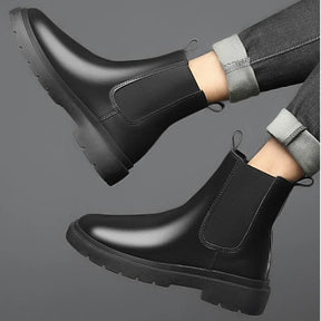 Bota Masculina Chelsea em Couro Montvani MV043