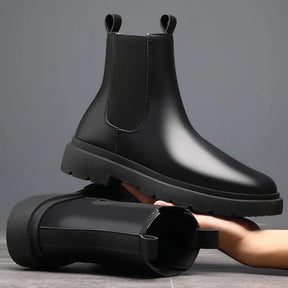Bota Masculina Chelsea em Couro Montvani MV043