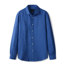 Camisa de Linho Lisa Masculina Montvani MV347