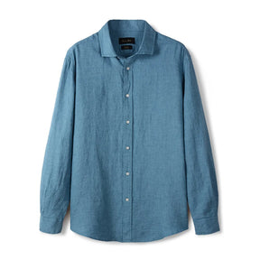 Camisa de Linho Lisa Masculina Montvani MV347